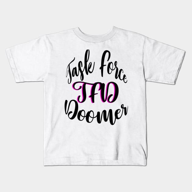 task Force Doomer Kids T-Shirt by Jaslyn Ferry